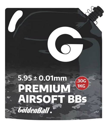 Bbs Airsoft .30 1kg Golden Ball 3333rd 6mm Premium