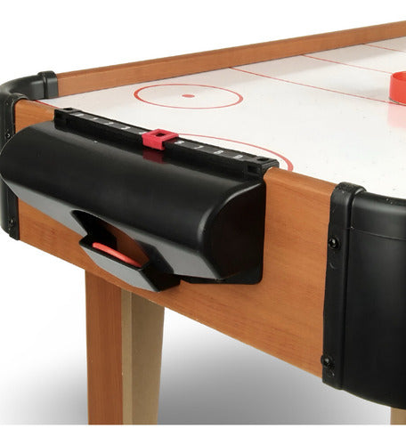 Juego De Mesa Familiar Air Hockey De Aire Portátil