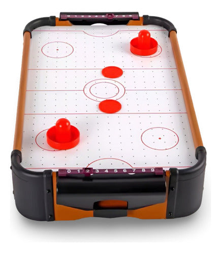 Juego De Mesa Familiar Air Hockey De Aire Portátil