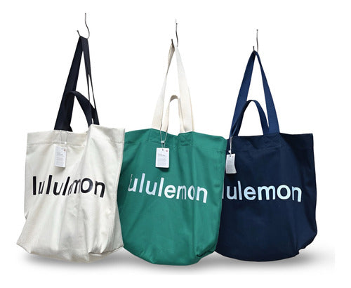 Lululemon Double Handle Bolsa Canvas Tote Bag 17l
