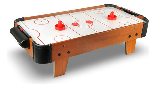 Juego De Mesa Familiar Air Hockey De Aire Portátil